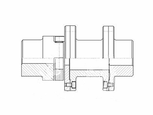 LXT接中間套型星形彈性聯軸器（JB/T 10466-2004)